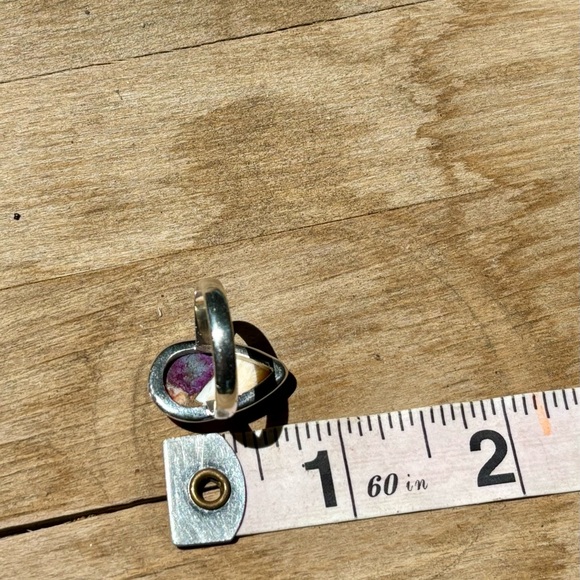 Spiny Oyster Purple Turquoise Ring - Picture 13 of 13